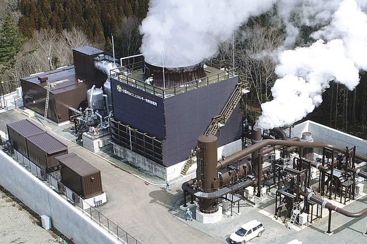 小国町おこしエネルギー地熱発電所